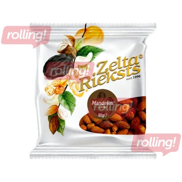 Mandeles Zelta Rieksts, grauzdētas, sālītas, 80g