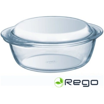 Stikla trauks ar vāku 3L Pyrex Essentials