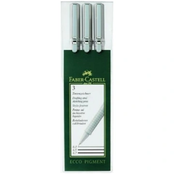 Faber-Castell Cienkopis Ecco Pigment 3 sztuki WIKR