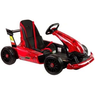 XMX619 Red Painted Spider Battery Go-Kart LEAN CAR