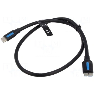 Cable | USB 3.0 | USB B micro plug,USB C plug | ni