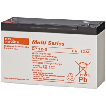 Akumulators Cellpower CP 12-6, 6V 12Ah