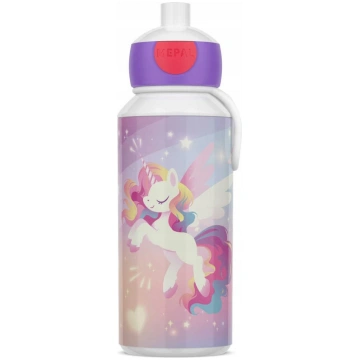 U-grow BUTELKA POP-UP CAMPUS 400 ML UNICORN GLOW 1