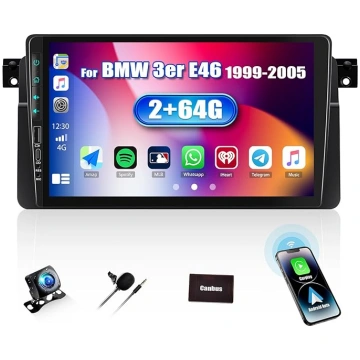 SIXWIN 2+64G Android 13 auto radio BMW 3 Series E4