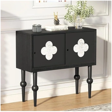 Black Console Table, Narrow Sideboard, Narrow Cons