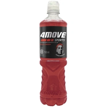 Izotonisks dzēriens 4MOVE Wild Cherry, PET, 0.75l 