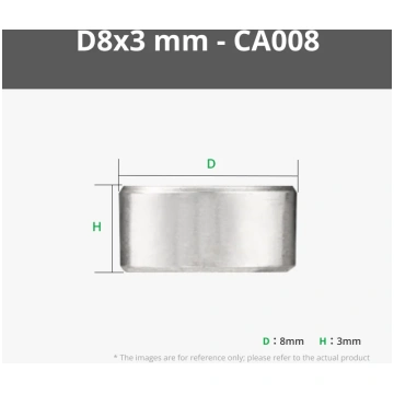 Bambu Lab D8x3mm Round Magnet 20pcs CA008