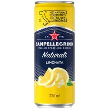 Gāzēts citronu sulas dzēriens, S.Pellegrino, skārd