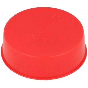 Plugs | Body: red | Out.diam: 76.5mm | H: 18.6mm |