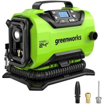 Greenworks G24IN akumulatora gaisa sūknis, 11 bāri