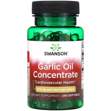 Swanson ķiploku eļļas koncentrāts, 500 mg - 250 ka