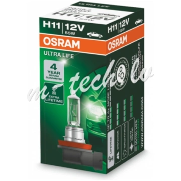 O64211ULT - Osram ULTRA LIFE H11 PGJ19-2 12V 55W 6