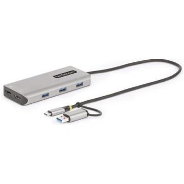 StarTech.com USB-C Multiport Adapter with Attached