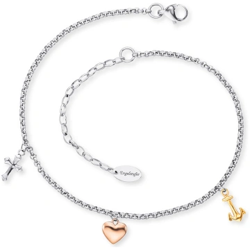 Engelsrufer Anklet ERFS-FLH-TRI Love & Hope