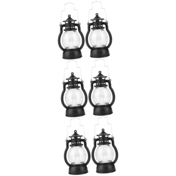 Hemobllo 6 gab. eļļas lampu LED bateriju darbināmu