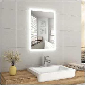 EMKE 50 x 70 cm Bathroom Mirror with LED Lights, C