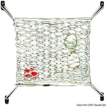 Storage elastic nylon net 300 x 200 mm (06.331.01)