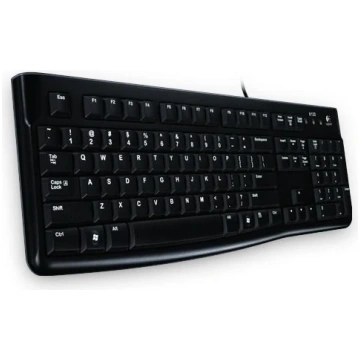 "Logitech K120 USB melns QWERTZ DE"