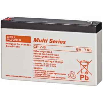 Akumulators Cellpower CP 7-6, 6V 7Ah