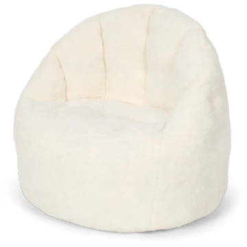 Pufs Teddy Soft White, Children’s Armchair, Little
