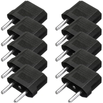 Adapteris UPH Travel adapter US to EU 10 pcs Euro 