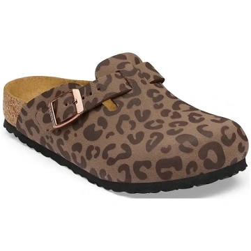 Birkenstock - Boston Kids Bfbc Print Leo Mocca - i