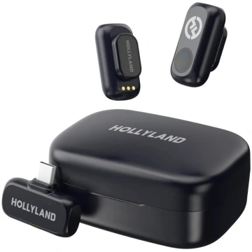 Hollyland LARK A1 Duo with USB-C RX + Charging Cas