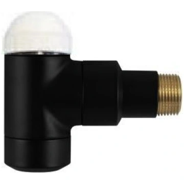 HERZ DE LUXE TS-90 termostata vārsts leņķa 1/2" me