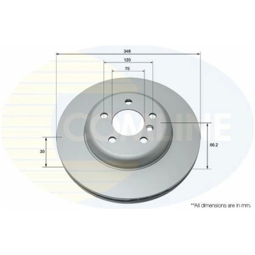 Bremžu disks COMLINE, 1783V, BMW F01, F02, F03, F0