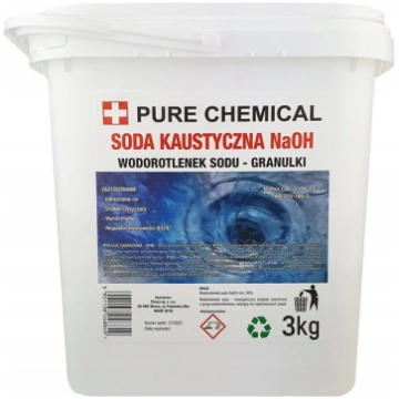 Kaustiskā soda cauruļu atbloķēšanai Chosa nātrija 