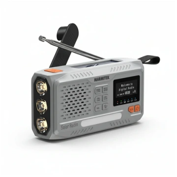 Marmitek RESQ 100 outdoor radio, Gray Marmitek