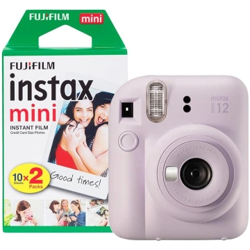 Fujifilm instax Mini 12 instant fotoaparāts ar 20 