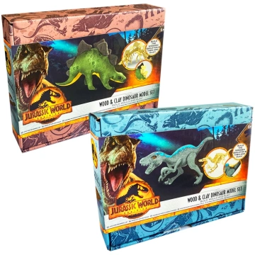 JURASSIC WORLD māla modelēšana - dinozaurs assrt.,