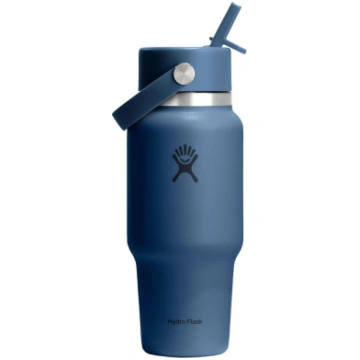 Hydro Flask Wide Mouth Flex Straw Cap Harbor Blue 