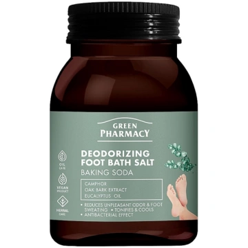 GREEN PHARMACY Dezodorējoša sāls kāju vannām, 400 