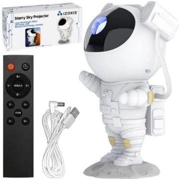 Izoxis Nakts lampa ar projektoru LED Astronaut