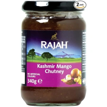 „Rajah Kashmir“ mango čatnijs — augļu garša, pikan