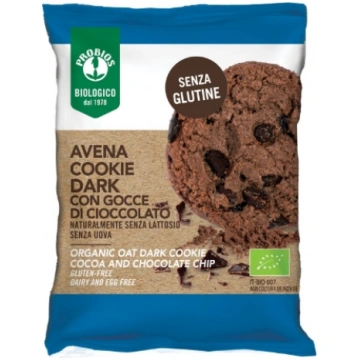 Avena Cookie Dark gocce di Cioccolato Senza Glutin