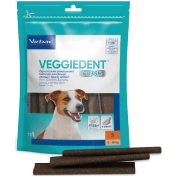 VIRBAC Virbac Veggiedent Fresh Gryzak S (5-10kg) 1