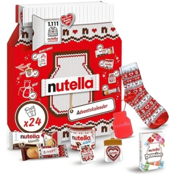 Nutella Adventes kalendārs 2025, šokolādes Advente