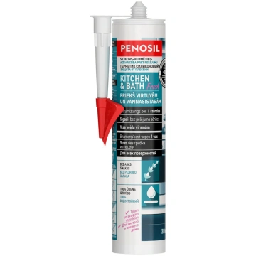 Penosil Kitchen&Bath Fresh Silikona hermētiķis vir