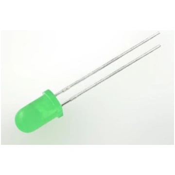 L-53GD-12V; LED; 5mm; green; 8÷20mcd; 60°; 11.5mA;