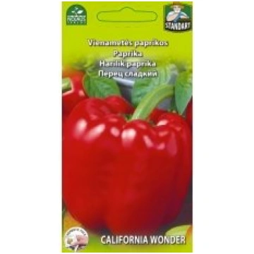 Standart vegetable Sēklas paprika sarkana Californ
