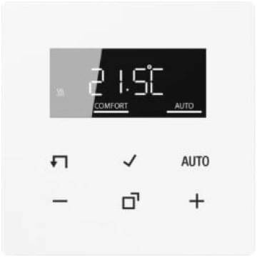 Termostats ar LCD displeju JUNG TRDLS1790WW (balts