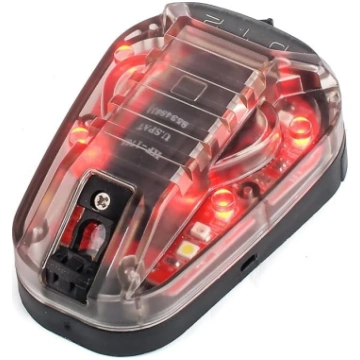 Medību Explorer ķiveres signāla gaisma LED + IR /