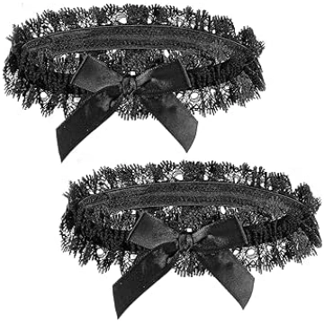 Psyqtsuary Pack of 2 Adjustable Leg Garters, Adjus