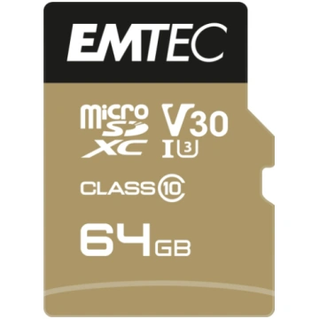Emtec mSD 64GB UHS-I U3 V30 A1 SpeedIN Pro ECMSDM6