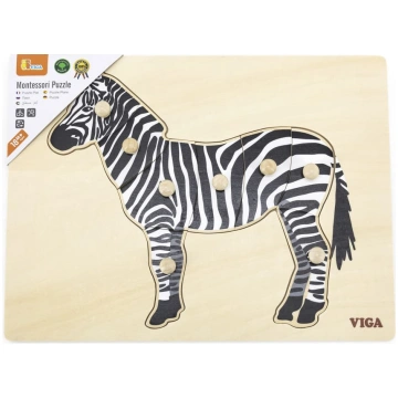Viga 44603 Koka puzle Zebra ART#56429