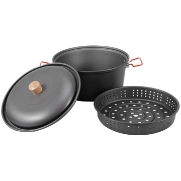 Kempinga katli | Katls ēdiena gatavošanai un tvaic