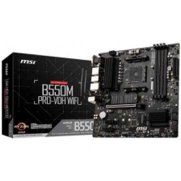 MSI B550M PRO-VDH WIFI Processor family AMD, Proce